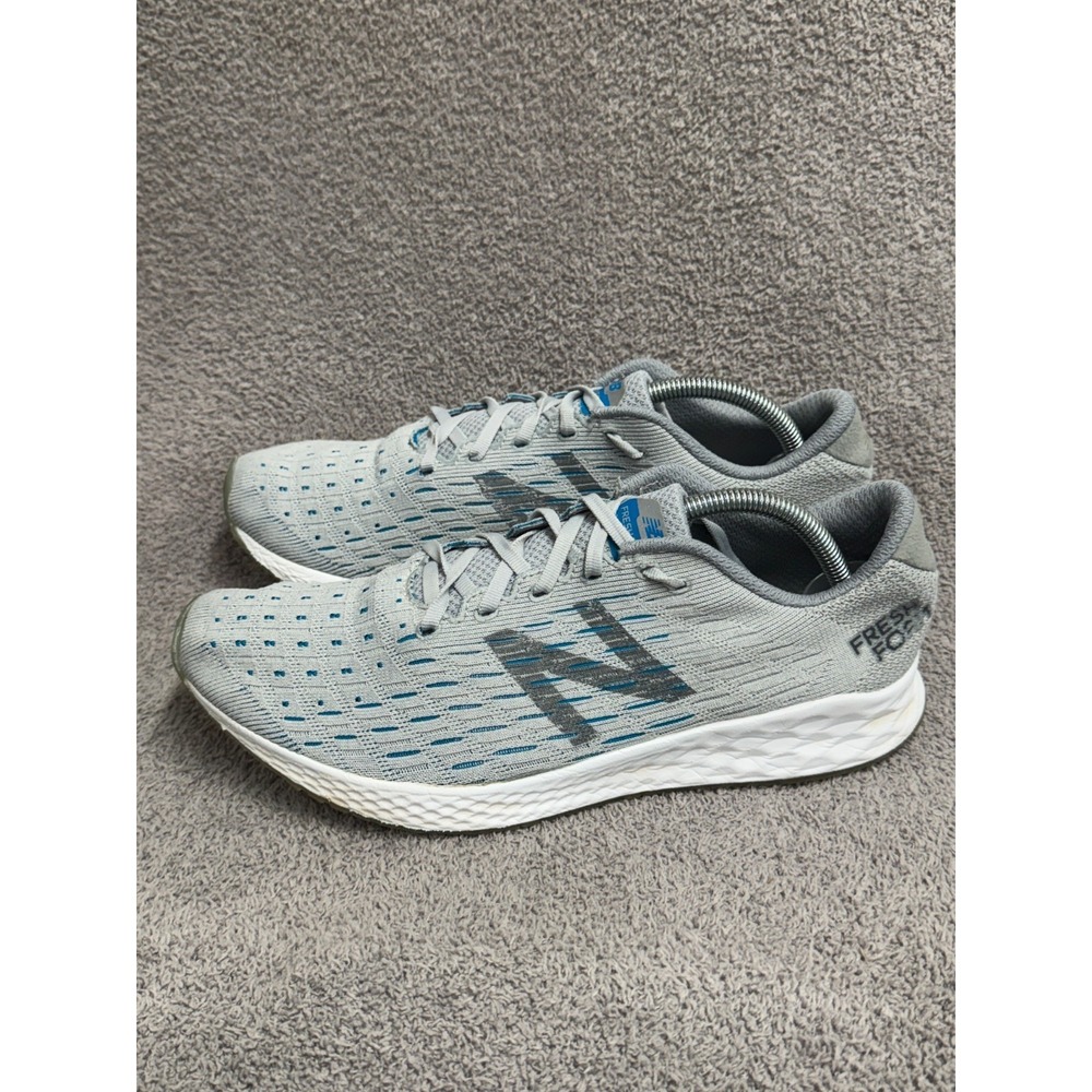 New Balance‎ Fresh Foam Zante Men 10.5 D Gray Teal Running Shoes – Run Small - Picture 3 of 8